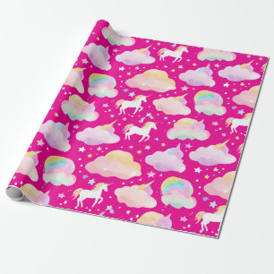 Cute Rinbow unicorn magic Girly-barn Presentpapper