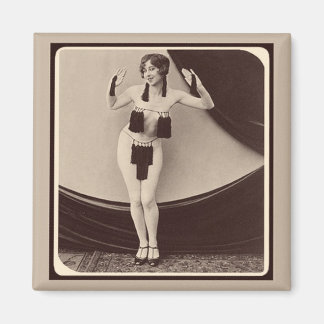 Cute risqué 1920's Flapper Girl Magnet