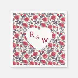 Cute Ro Bröllop Napkin Pappersservett