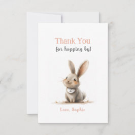 Cute Ro Bunny Birthday Tack du Cards