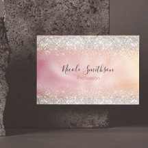 Cute ro guld faux silver glitter