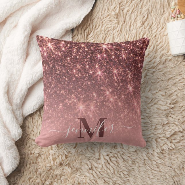 Cute Ro Guld Glitter Kudde (Filt)