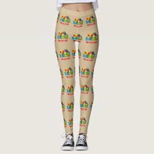 Cute Robin och de fyra färgstarka gåvorna Leggings