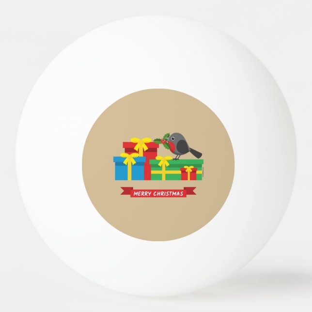 Cute Robin och de fyra färgstarka gåvorna Pingisboll (Framsidan)