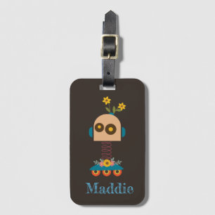 Cute robot - barndesign bagagebricka