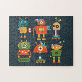 Cute robot - barndesign pussel