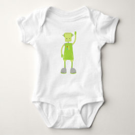 Cute Robot, Funny Robot, Fånig Robot, Grönt Robot T Shirt