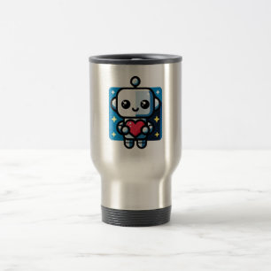 Cute Robot Holding Heart - Adsible Kärlek & Tech Resemugg