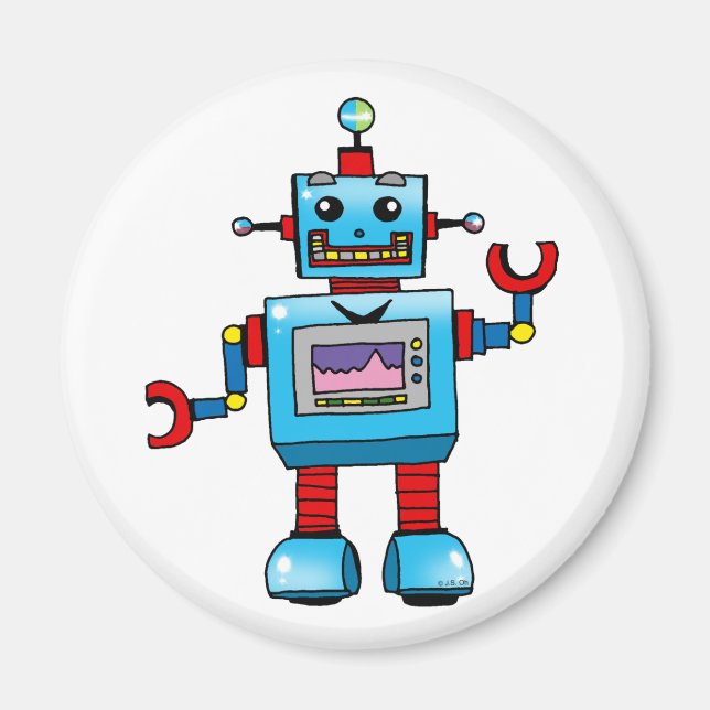 Cute-robot Magnet (Framsidan)