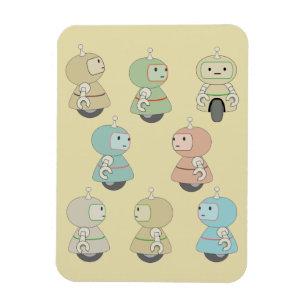 Cute Robot Mönster Magnet