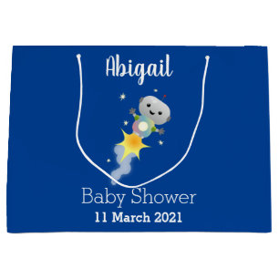 Cute-robot som flyger i illustration av rymdens te