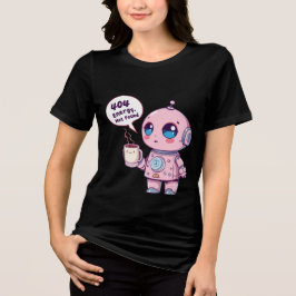 Cute Robot Women's T-Shirt - Adabel Futuristiska