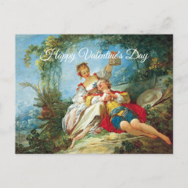 Cute Rococo Lycklig Älskare Alla hjärtans dag Vykort