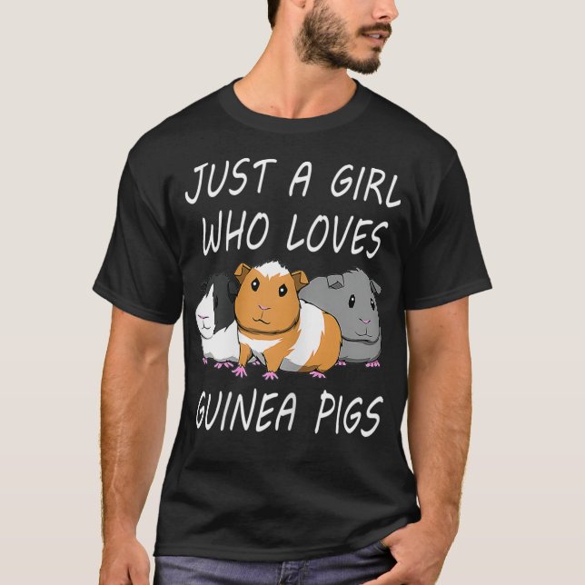 Cute Rodent SalyGuinea Gris Mamma T Shirt (Framsida)