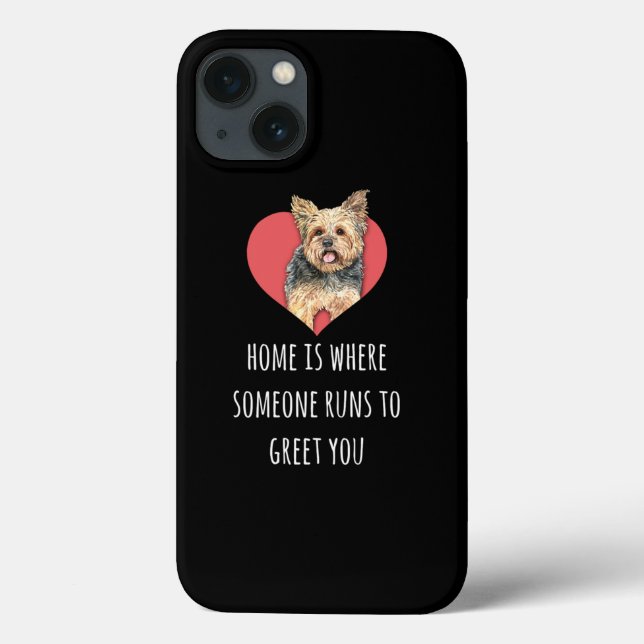Cute Rolig hund Quote Yorkie Design (Baksida)