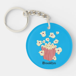 Cute, rolig popcorn-tecknad