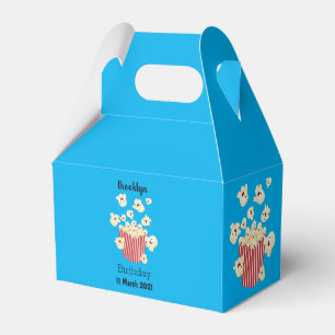 Cute, rolig popcorn-tecknad presentaskar