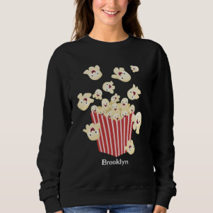 Cute, rolig popcorn-tecknad t shirt