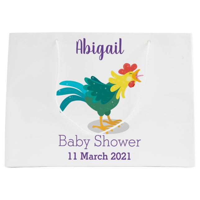 Cute, rolig tecknad i tupp (Framsidan)