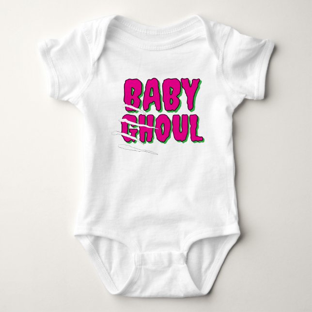 Cute Roligt Adsible "Baby Ghoul" T Shirt (Framsida)