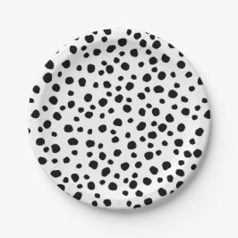 Cute Roligt Black and White Dalmatian Animal Print