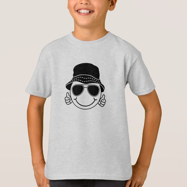 Cute Roligt Groovy Summer Vibes T Shirt (Framsida)