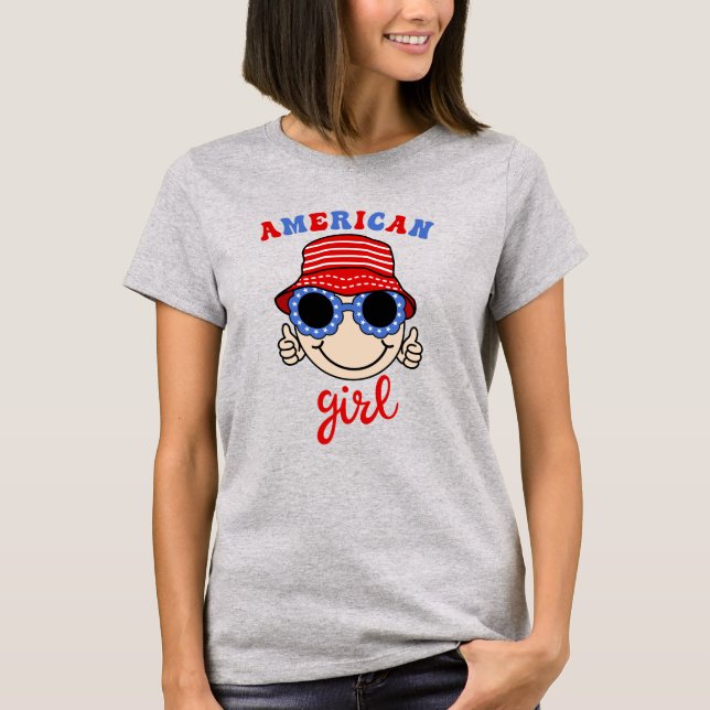 Cute Roligt Groovy Summer Vibes T Shirt (Framsida)