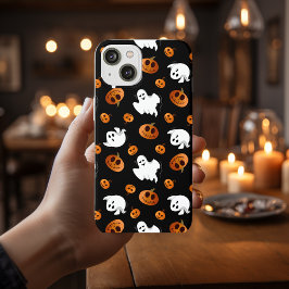 Cute Roligt Halloween Ghost Pumpkin Mönster
