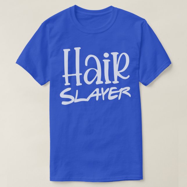 Cute roligt hårfrisör frisör frisör saldongåva t shirt (Design framsida)