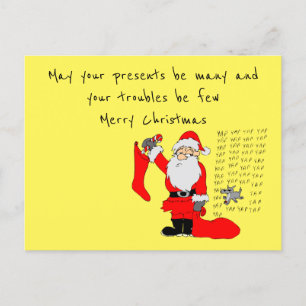 Cute roligt julklapp vykort