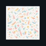 Cute Roligt Kids Confetti Colorful Pastel Birthday Pappersservett<br><div class="desc">Gör ditt barns födelsedagsinbjudan så oförglömlig som party med vår festliga och färgstarka konetttematerade uppsättning,  perfekt för en daglig fullt av roligt och spel. Den här trevliga designen,  förtrollad med lekande konfetti,  lovar att upphetsa gästerna.</div>