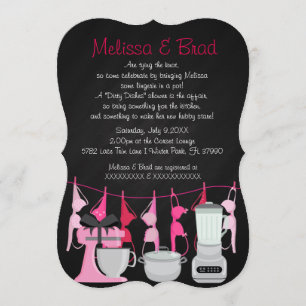 Cute Roligt Kitchen Lingerie Inbjudningskort för m