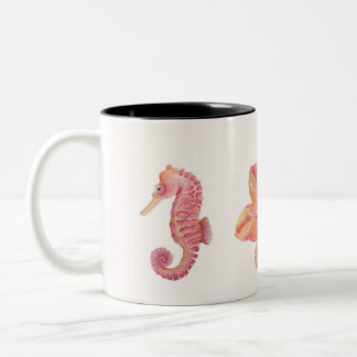 Cute roligt mugg! Två-Tonad mugg