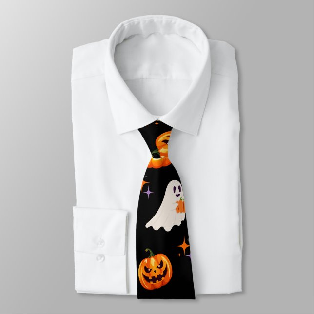Cute Roligt Pumpkin spöke fladdermus Witch Hallowe Slips (Bunden)