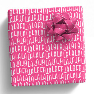 Cute roligt - rosa falala - helgdag presentpapper