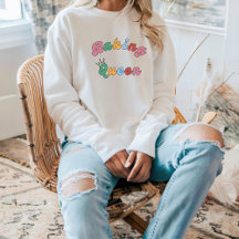 Cute Roligt Simple Retro Baking Queen Krona Womens