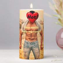 Cute Roligt Smile Hjärtpelare