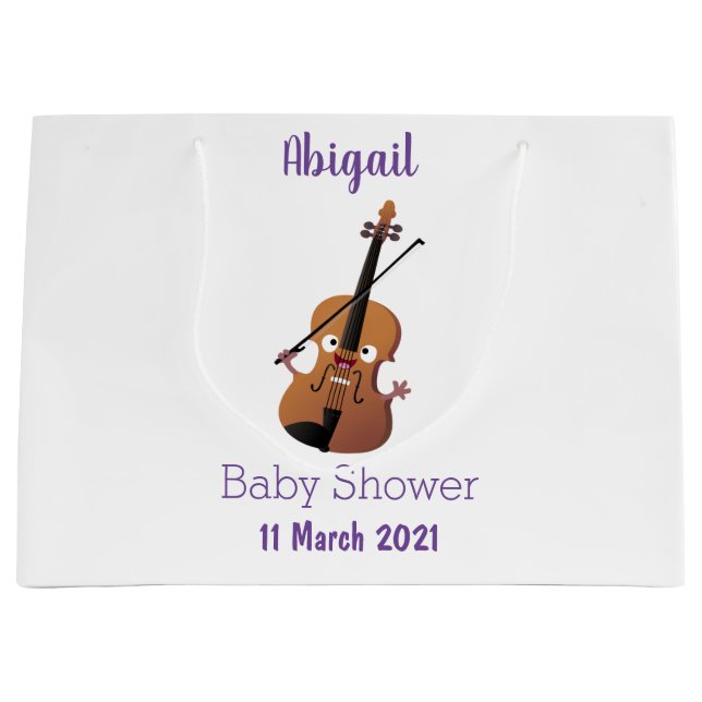 Cute roligt, violin Musical tecknade figurer (Framsidan)