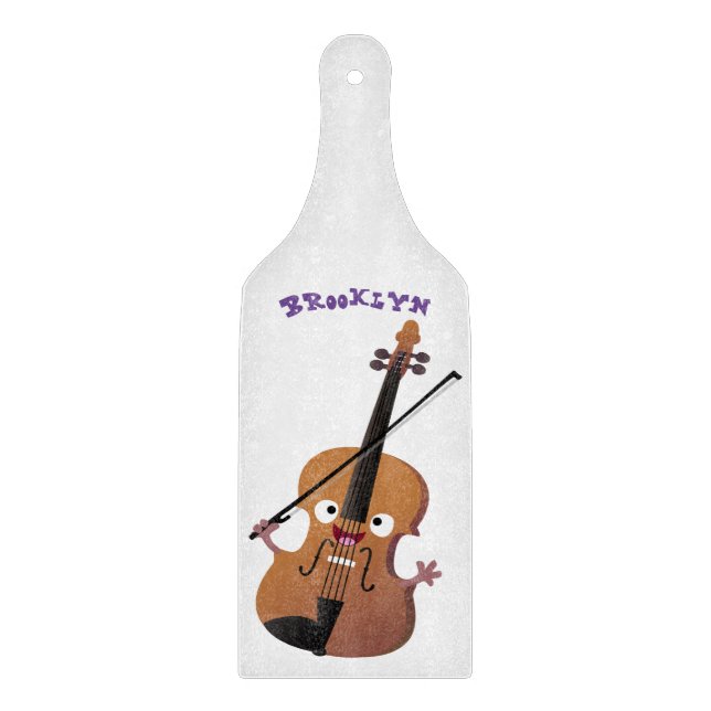 Cute roligt, violin Musical tecknade figurer (Framsidan)