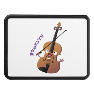 Cute roligt, violin Musical tecknade figurer Dragkroksskydd