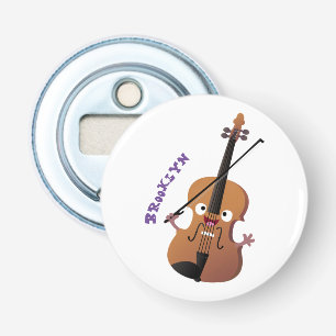 Cute roligt, violin Musical tecknade figurer Flasköppnare