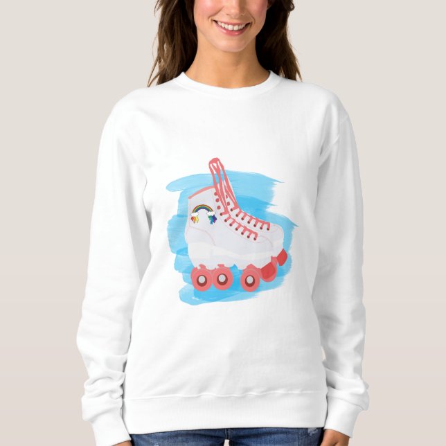 Cute Roller Skates T Shirt (Framsida)