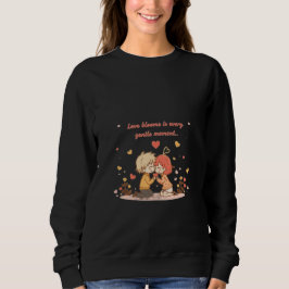 Cute Romantic Anime Couple - Love Moment T Shirt