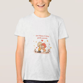Cute Romantic Anime Couple - Love Moment T Shirt