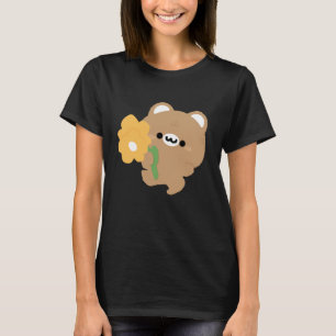 Cute Romantic Brown Bear T Shirt