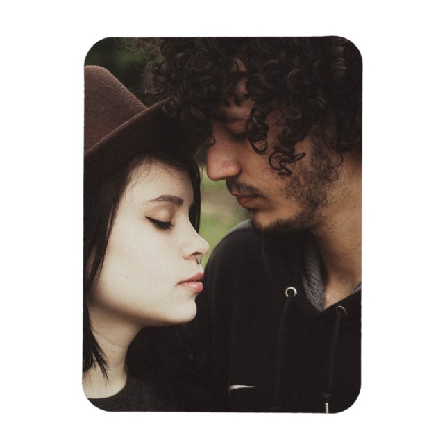 Cute Romantic Couples Photo Magnet (Vertikal)