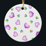 Cute Romantic Lila Heart Valentine Day Julgransprydnad Keramik<br><div class="desc">Cute Romantic Lila Heart Birthday Valentine Day . Du hittar matchande för den här designen i min samling. Matchande objekt är tillgängliga.</div>
