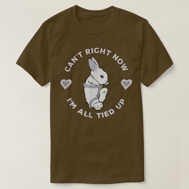 Cute Rope Bunny, Shibari  T Shirt (Design framsida)