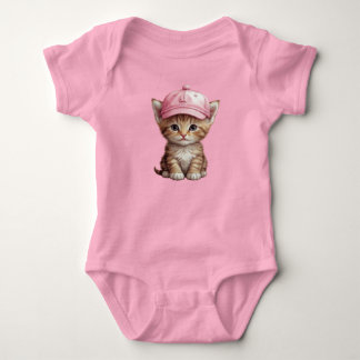 Cute Rosa 1 Biet för ett Flicka T Shirt