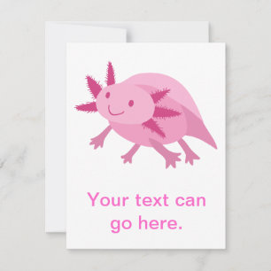 Cute Rosa Albino Axolotl